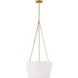 Herve Shade Flushmount — White Linen, Gild | Gild