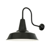 Hex Factory Industrial Wall Light - Matte Black