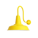 Hex Factory Industrial Wall Light - Yellow