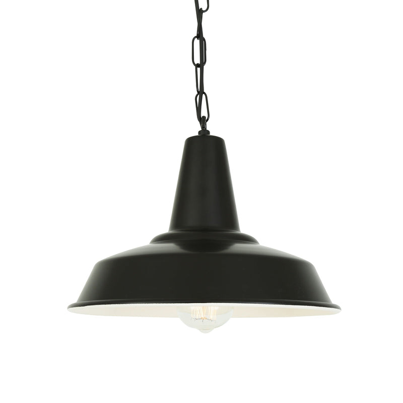 Hex Factory Pendant - Matte Black