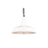 Hex Factory Pendant - White