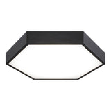 Hexol Flush Mount 16 Inch Oxidized Black