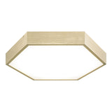 Hexol Flush Mount 16 Inch Oxidized Gold