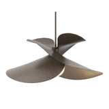 Hibiscus Pendant Large in Bronze by Hubbardton Forge
