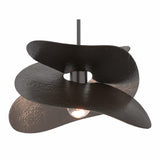 Hibiscus Pendant Small in Oil Rubbed Bronze by Hubbardton Forge