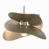Hibiscus Pendant Small in Soft Gold by Hubbardton Forge