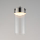 Highball LED Pendant by ET2 - Satin Nickel - Clear