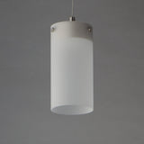 Highball LED Pendant by ET2 - Satin Nickel - Frost