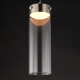 Highball LED Single Pendant by ET2 - Satin Nickel - Clear