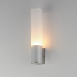 Highball LED Wall Light by ET2 - Satin Nickel - Frost