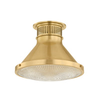 Highclere Flush Mount - 12.75 Inch - Aged Brass by Hudson Valley