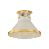 Highclere Flush Mount - 12.75 Inch - Off-White by Hudson Valley