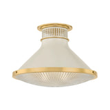Highclere Flush Mount - 17.75 Inch - Off-White by Hudson Valley