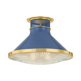 Highclere Flush Mount - 17.75 Inch - Soft French Blue by Hudson Valley