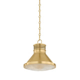Highclere Pendant - 12.75 Inch - Aged Brass by Hudson Valley