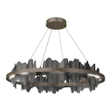 Hildene Circular LED Pendant in Bronze, Black by Hubbardton Forge