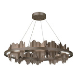 Hildene Circular LED Pendant in Bronze, Bronze by Hubbardton Forge