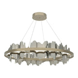 Hildene Circular LED Pendant in Soft Gold, Sterling by Hubbardton Forge