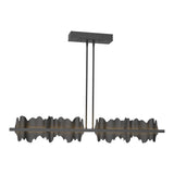 Hildene LED Linear Suspension in Black, Black by Hubbardton Forge