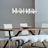 Hildene LED Linear Suspension lifestyle view by Hubbardton Forge