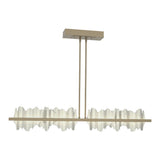 Hildene LED Linear Suspension in Soft Gold, Sterling by Hubbardton Forge
