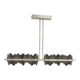 Hildene LED Linear Suspension in Sterling, Black by Hubbardton Forge