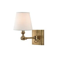 Hillsdale Wall Sconce - 1 Light - Aged Brass by Hudson Valley