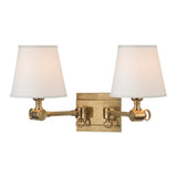 Hillsdale Wall Sconce - 2 Light - Aged Brass by Hudson Valley