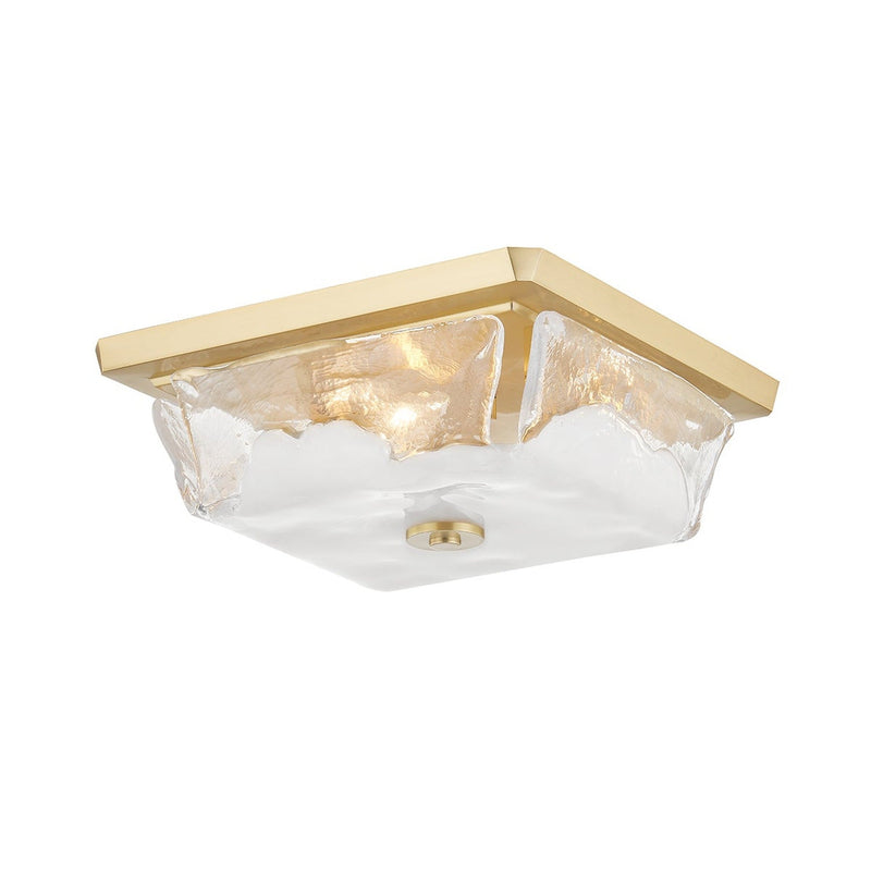 Hines Flush Mount - Aged Brass by Hudson Valley