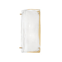 Hines Wall Sconce - 2-Light 13.5 Inch - Aged Brass by Hudson Valley