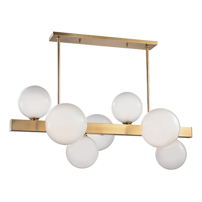 Hinsdale Linear Suspension - Aged Brass by Hudson Valley