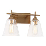 Hollis Wall Sconce 16 Inch Aged Gold Brass