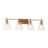 Hollis Wall Sconce 34 Inch Aged Gold Brass