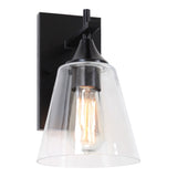 Hollis Wall Sconce 7 Inch Black