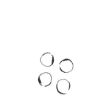 Holly Leaf Napkin Rings - Black Brass by Ferm Living