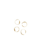 Holly Leaf Napkin Rings - Brass by Ferm Living