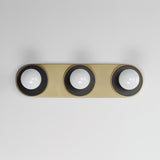 Hollywood Sconce Vanity Light Black / Natural Aged Brass by Maxim Lighting
