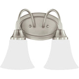 Holman Vanity Light — 11.75 Inch, Brushed Nickel