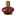 Holmegaard Bubble Candle Holder - Small / Burgundy