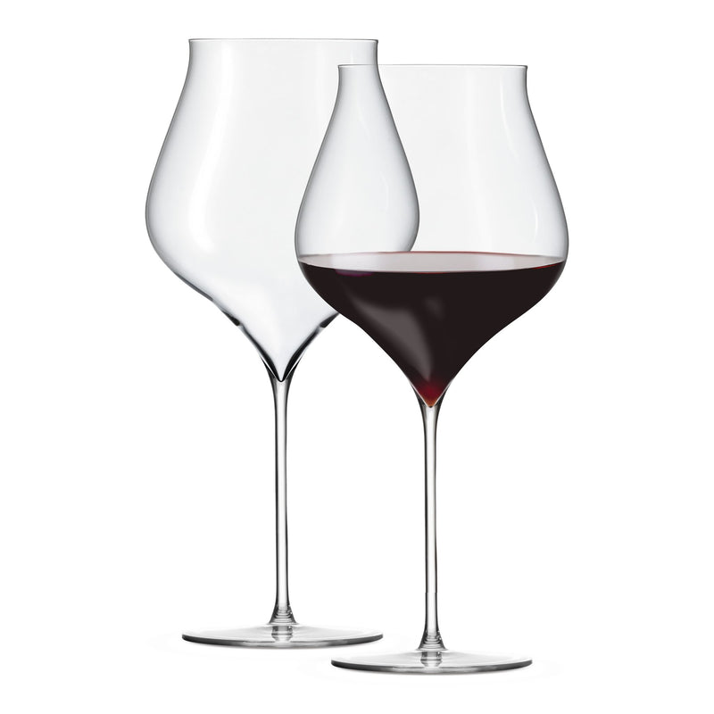 Holmegaard Notes Burgundy Glasses