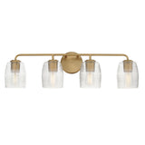 Honey Bath Vanity Light Natural Aged Brass by Maxim Lighting