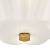 Honey Semi Flush Mount Distressed Brass By Lark Living - Detailed View2