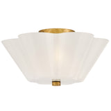 Honey Semi Flush Mount Distressed Brass By Lark Living