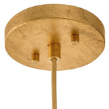 Honey Single Tier Chandelier - Distressed Brass
