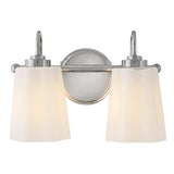 Honey Vanity Light - 2 Lights, Polished Nickel