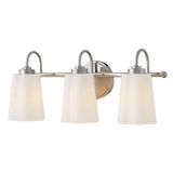 Honey Vanity Light - 3 Lights, Polished Nickel