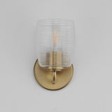 Honey Wall Sconce Natural Aged Brass by Maxim Lighting