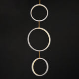 Hoopla LED Pendant by ET2 - 3-Light, White/Gold