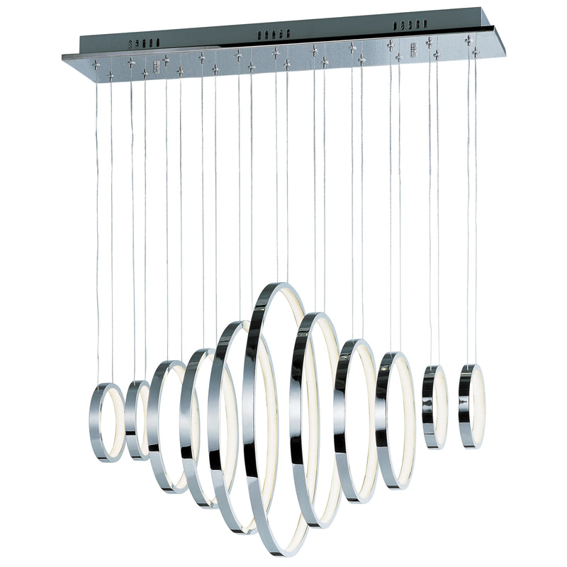 Hoops 11-Light LED Pendant by ET2