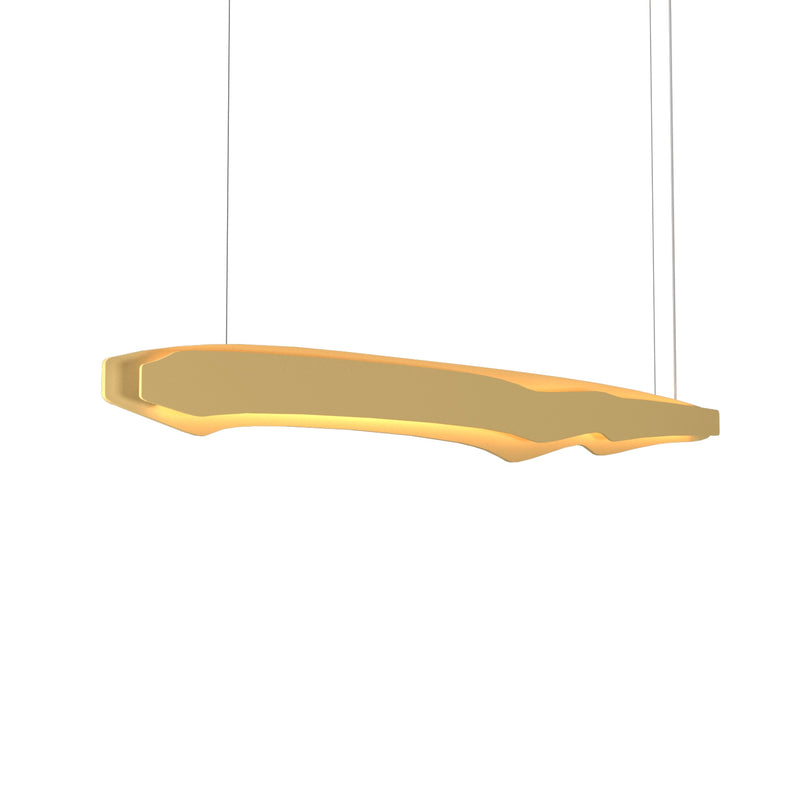 Horizon Linear Pendant By Accord Lighting, Finish: Pale Gold